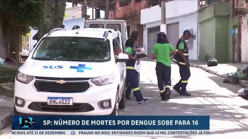 Dengue em São Paulo: Número de mortes sobe para 16 em 2025 e acende alerta