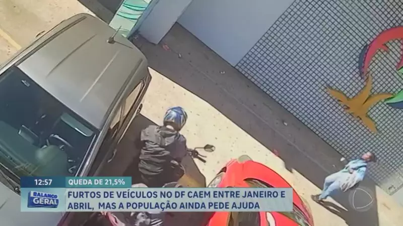 DF: Furtos de veículos caem, mas população ainda se sente insegura — entenda os motivos