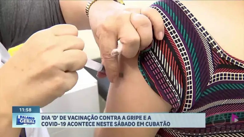 Dia D de Vacinação em Cubatão: Saiba onde se imunizar neste sábado (31)