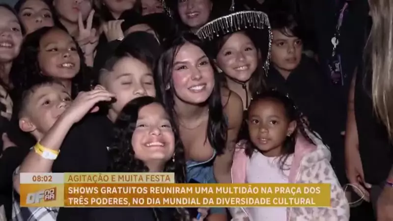 Diversidade cultural toma conta de Brasília com shows emocionantes no Dia Mundial