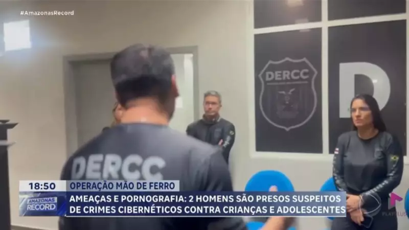 Dois homens são presos no Amazonas por crimes contra crianças na internet
