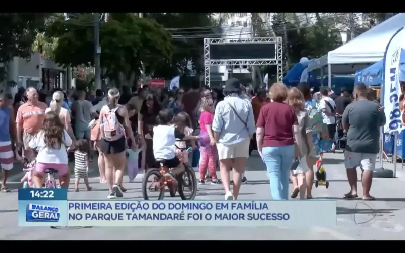 Domingo em Família: Sucesso na Primeira Edição no RJ!