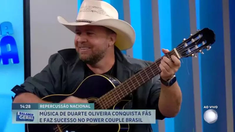 Duarte Oliveira brilha no Power Couple Brasil e conquista fãs com sucessos musicais