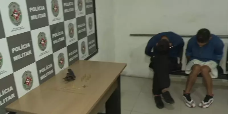 Dupla é presa após tentativa de assalto e perseguição policial em João Pessoa