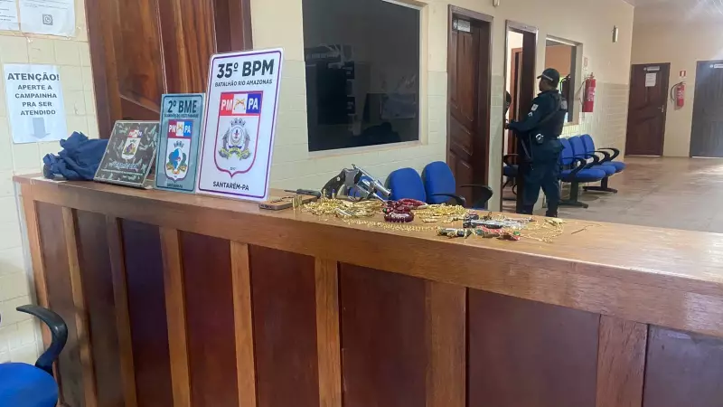 Dupla é presa em flagrante após ação violenta durante assalto em Santarém