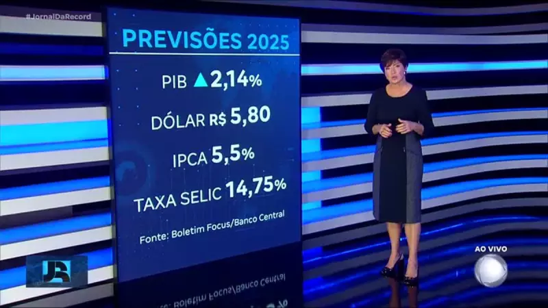 Economia brasileira deve crescer 2,14% em 2025, aponta Boletim Focus