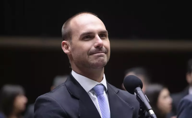 Eduardo Bolsonaro comemora possível sanção dos EUA contra Alexandre de Moraes: 'Venceremos'