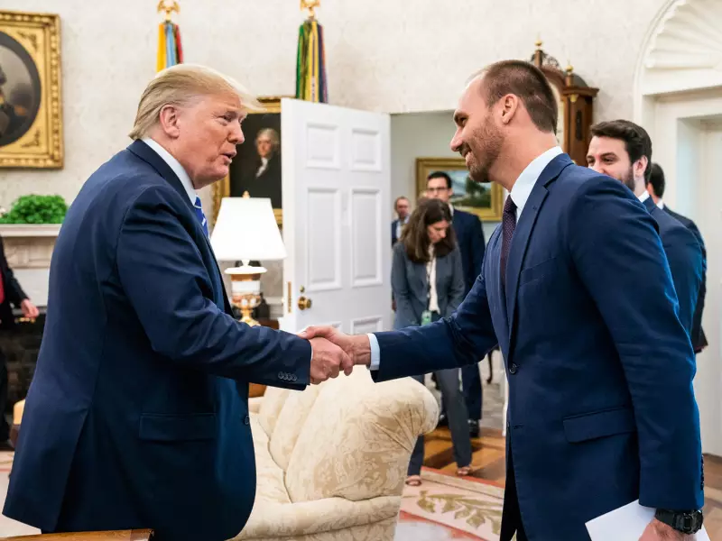 Eduardo Bolsonaro é alvo de pedido de inquérito por atuação nos EUA: entenda o caso