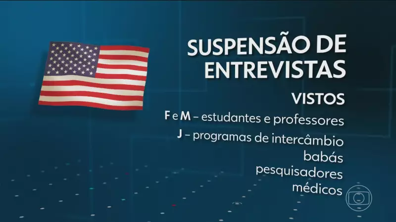 EUA suspendem agendamento de vistos para estudantes e intercambistas: entenda o impacto