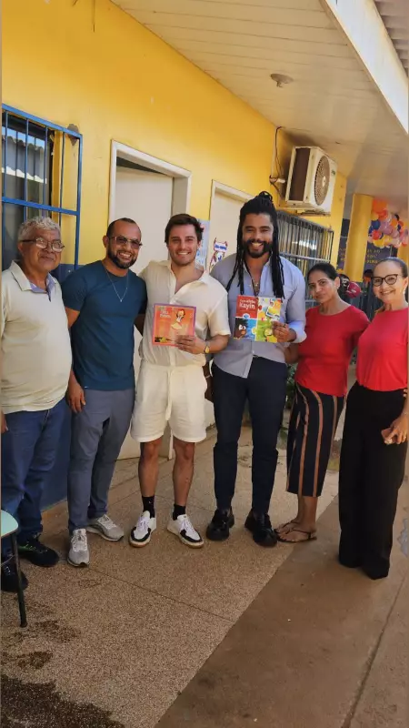 Ex-BBB e ator ficam encantados com as Três Caixas d'Água de Porto Velho: 'Olha o tamanho disso!'