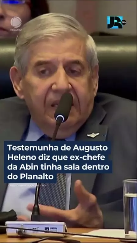 Ex-chefe da ABIN tinha sala dentro do Planalto, revela testemunha de Augusto Heleno