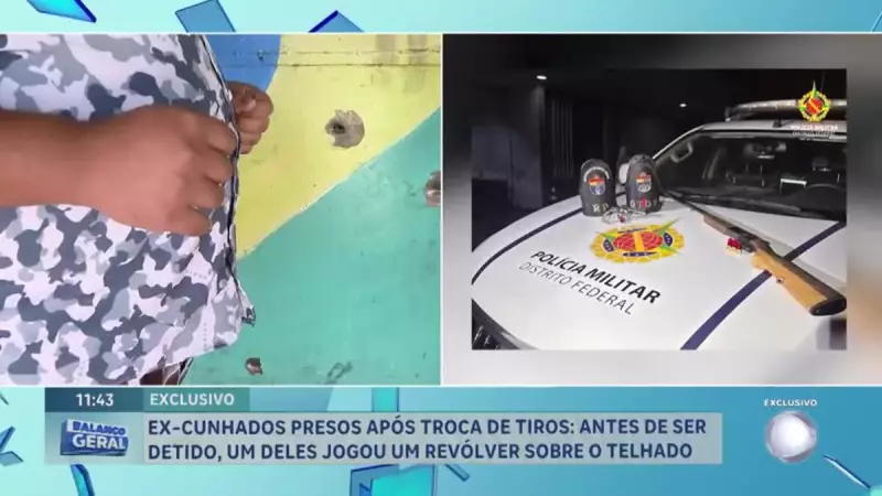 Ex-cunhados são presos após troca de tiros em Ceilândia-DF: veja detalhes do confronto
