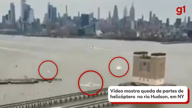 Explosão em barco no Rio Hudson deixa feridos e causa pânico em Nova York