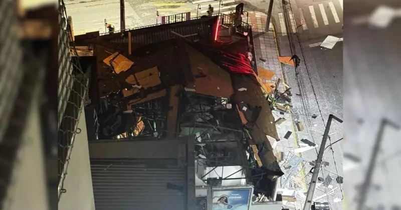 Explosão em Tubarão (SC) após vazamento de gás deixa feridos e causa pânico