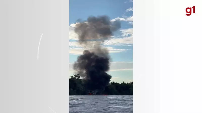 Explosões em balsas de garimpo no Rio Madeira: vídeos mostram ação de fiscalização