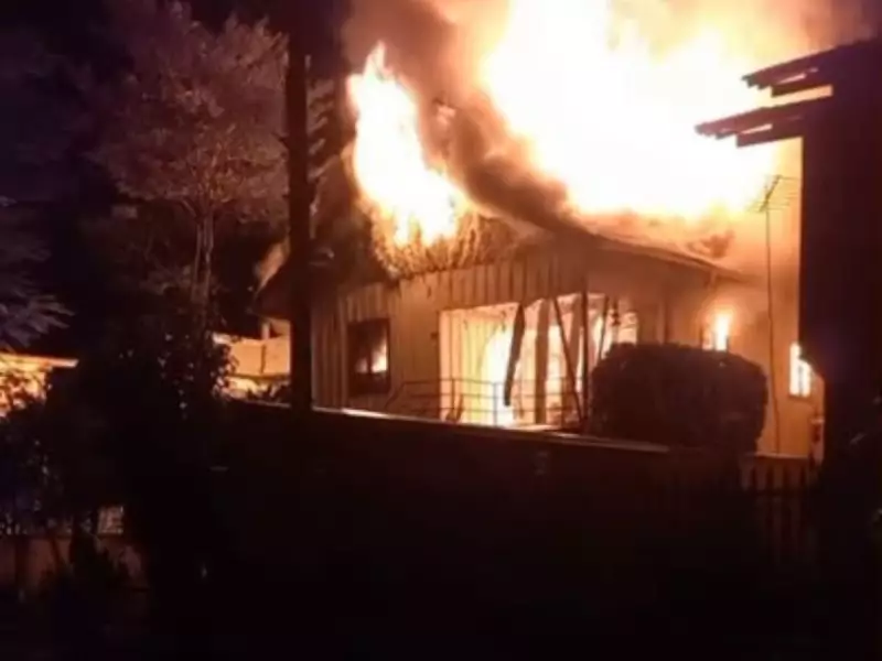 Família de Blumenau perde casa em incêndio e inicia vaquinha para reconstruir sonho