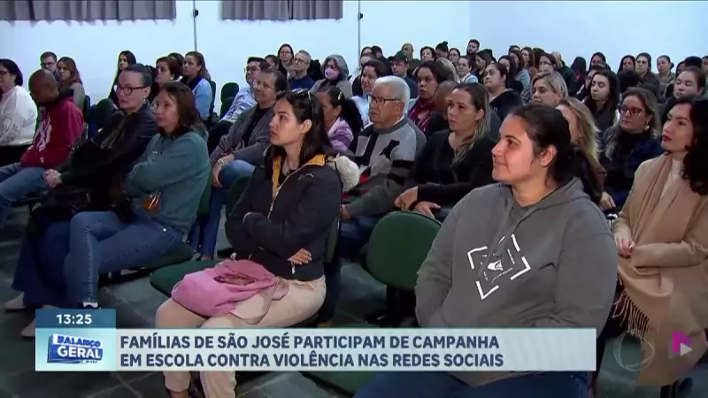 Famílias de São José dos Campos se unem em campanha contra violência nas redes sociais
