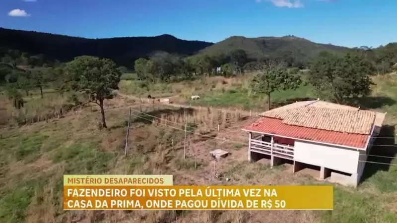 Fazendeiro desaparecido em MG: Prima relata último encontro e emoção antes do sumiço