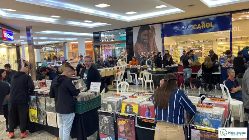 Feira de Discos no Pátio Limeira Shopping reúne mais de 5 mil itens para colecionadores