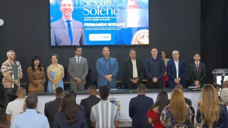Fernando Sodake é condecorado com o título de Cidadão Soteropolitano: saiba mais!