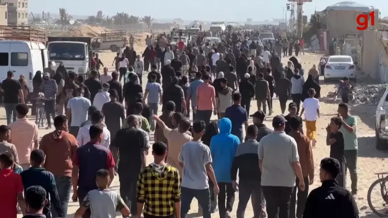 Fome em Gaza: Palestinos relatam caos e luta diária por alimentos