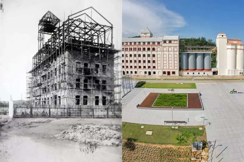 Fotos históricas revelam como era o Moinho Joinville e o Porto da Cidade no passado