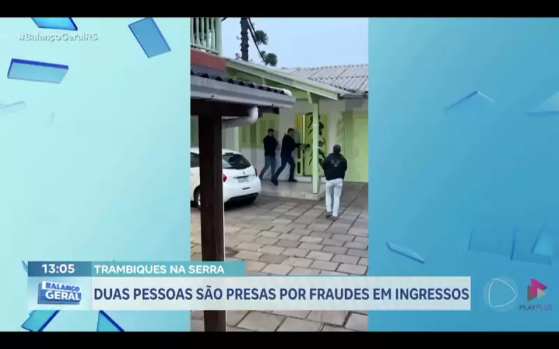 Fraude em ingressos de parques temáticos: Duas pessoas presas no Rio Grande do Sul
