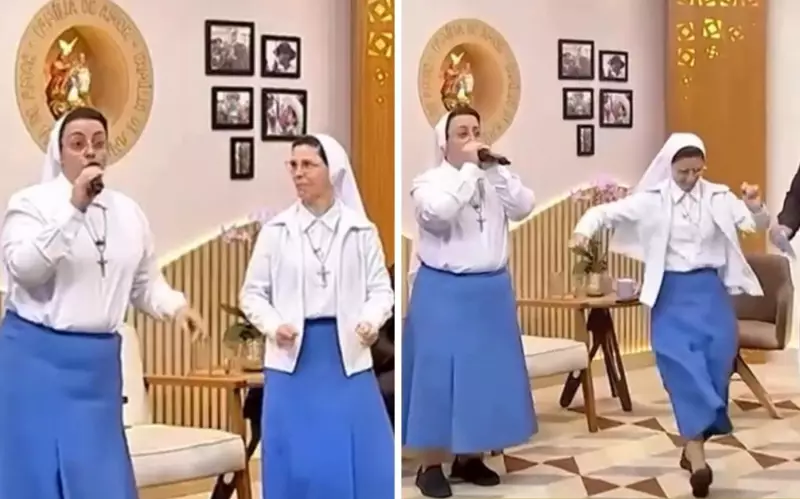 Freiras surpreendem ao transformar missa em show de música e dança em Goiás; assista ao vídeo!