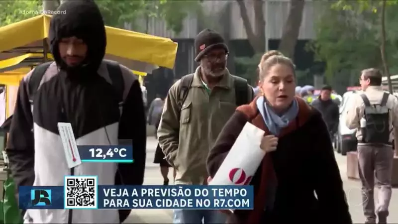 Frio intenso bate recorde em São Paulo: temperatura mínima chega a 1,2°C