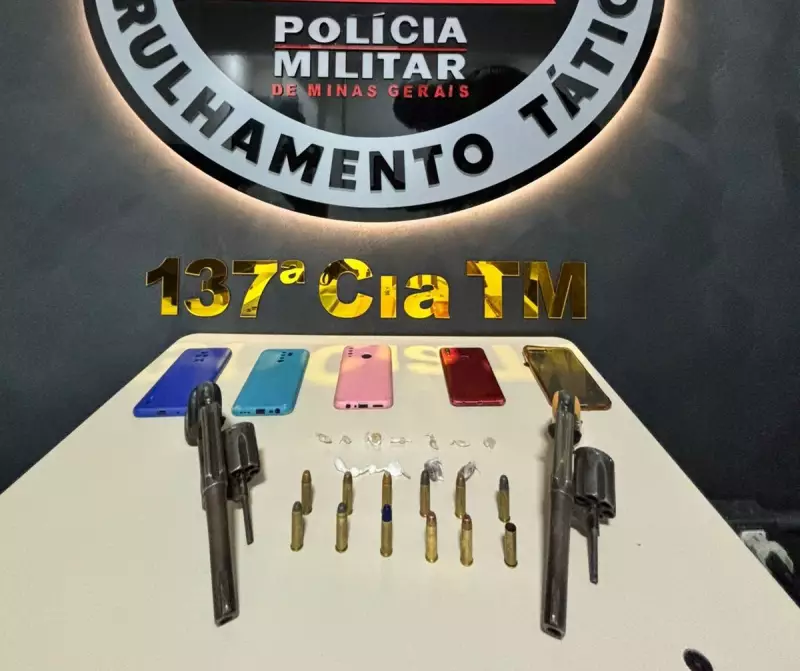 Fuga desesperada termina em prisão: PM apreende drogas e armas após perseguição em Minas Gerais