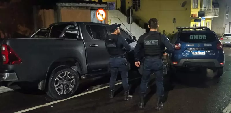 Furto relâmpago em Balneário Camboriú: Hilux é roubada e recuperada em apenas 10 minutos