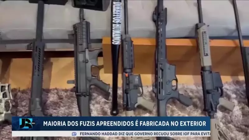 Fuzis apreendidos no Rio têm origem internacional, revela levantamento