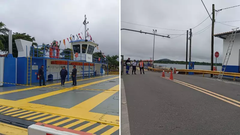 Governo de SP entrega balsa reformada para travessia entre Cananeia e Ilha Comprida