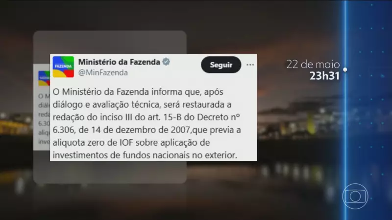Governo recua e revoga aumento do IOF após reação negativa do mercado