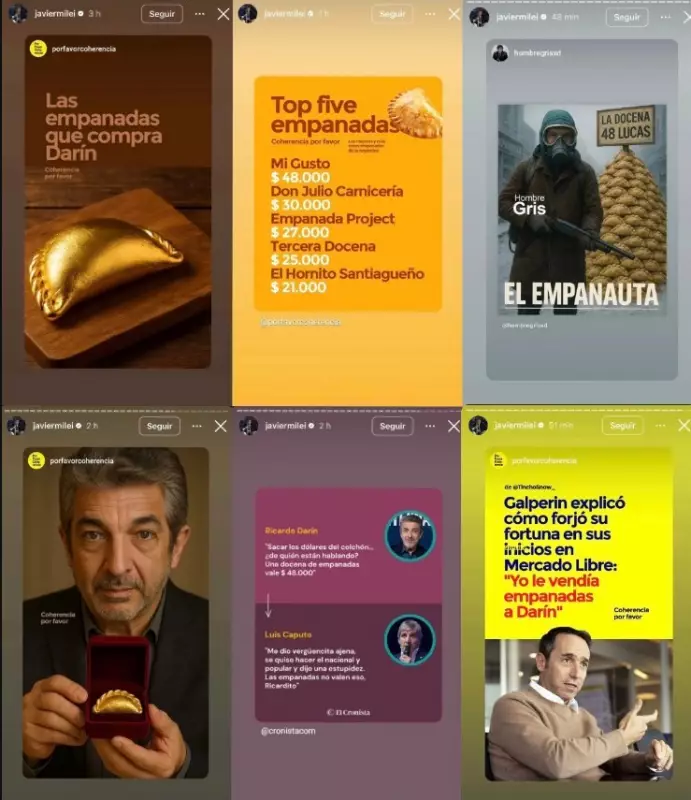 Guerra das Empanadas: Ricardo Darín vira meme e alvo de Milei após criticar preços na Argentina