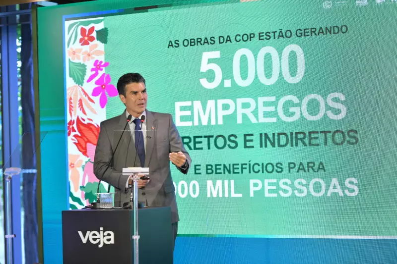 Helder Barbalho destaca orgulho pelo Brasil na abertura do Fórum COP30 promovido por VEJA