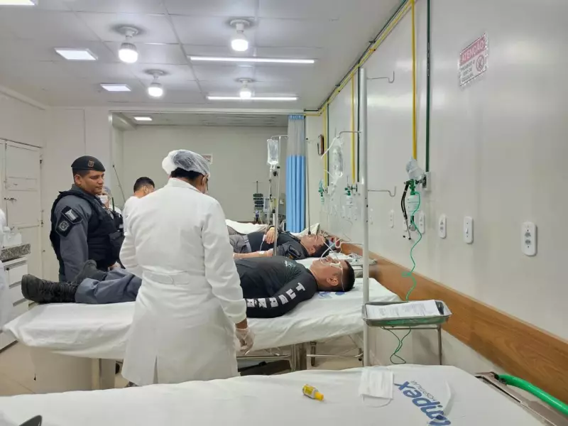Heróis do AP: PMs intoxicados por fumaça durante incêndio salvam vidas em edifício