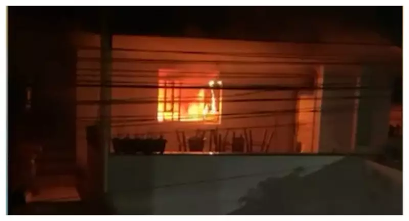 Homem coloca fogo na própria casa após briga familiar e é preso na Grande BH