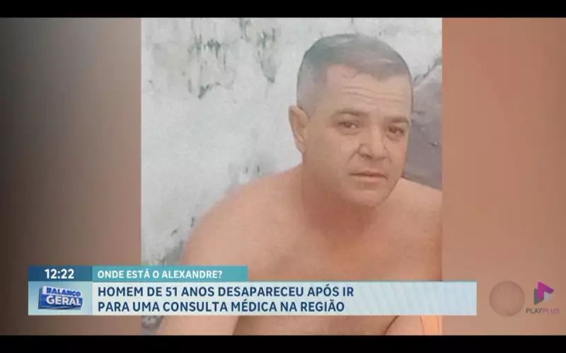 Homem de 51 anos desaparece após consulta médica em Franca, SP — Família pede ajuda