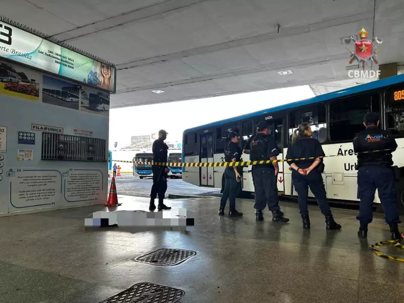 Homem é assassinado a facadas na Rodoviária do Plano Piloto, em Brasília