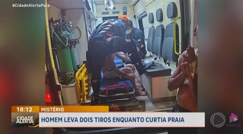 Homem é baleado enquanto relaxava na praia em Marabá, PA: veja detalhes