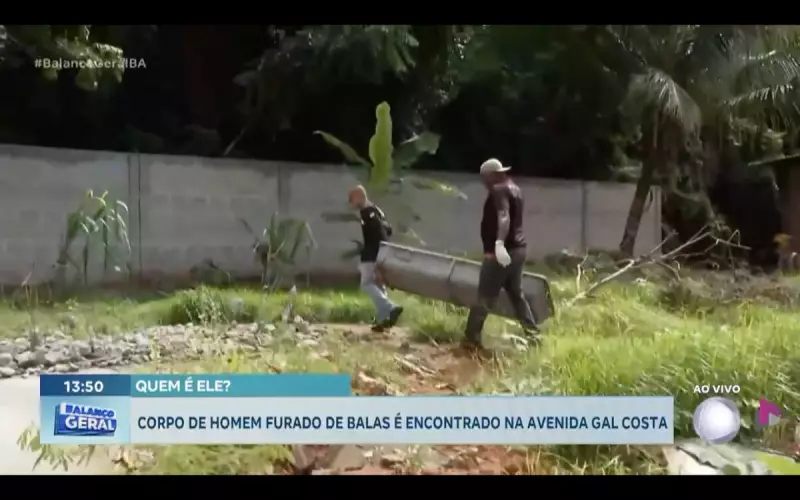Homem é encontrado morto com marcas de tiros na Avenida Gal Costa, em Salvador