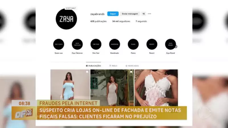 Homem é investigado por criar lojas online falsas e emitir notas fiscais fraudulentas em Brasília