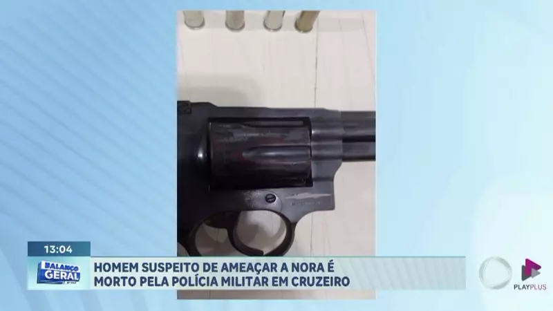 Homem é morto pela PM após ameaçar nora em Cruzeiro, SP: veja detalhes