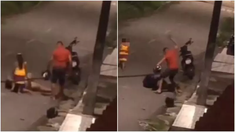 Homem é preso após agredir mulher com tapas e socos na frente de criança no Ceará; veja vídeo chocante