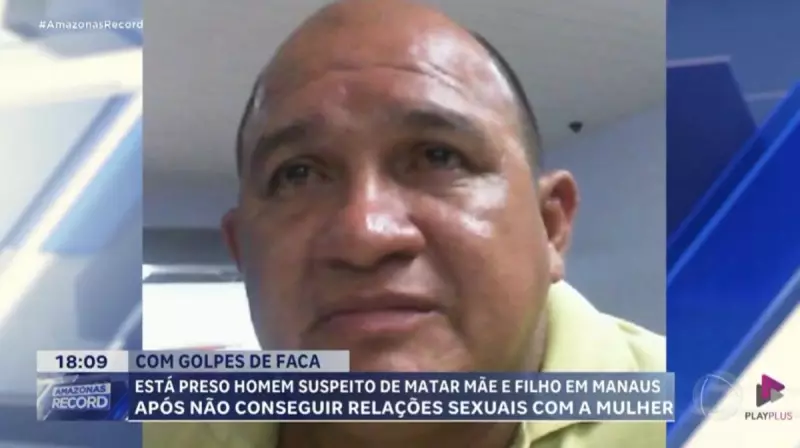 Homem é preso após assassinar madrasta e enteado a facadas em Manaus