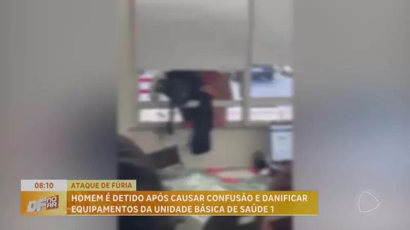 Homem é preso após destruir Unidade Básica de Saúde em Brasília — Veja o vídeo