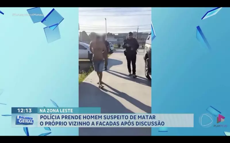 Homem é preso após esfaquear vizinho em discussão em Manaus