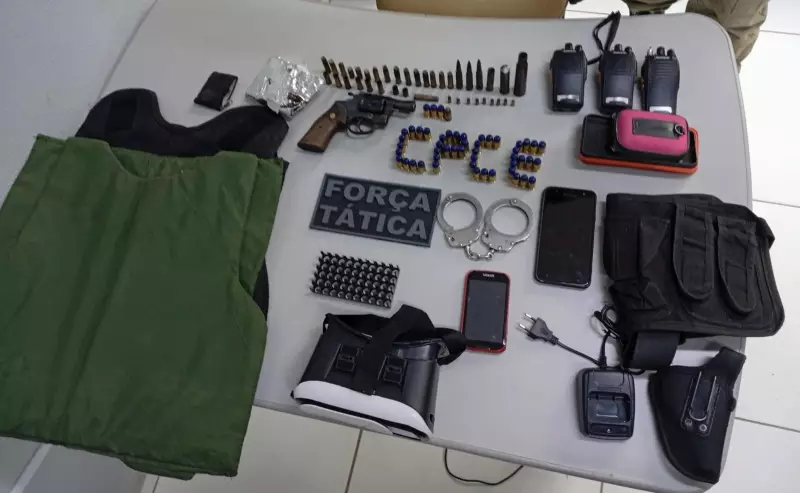 Homem é preso com arsenal de munição e equipamentos de uso restrito no Piauí; polícia investiga ligação com facções