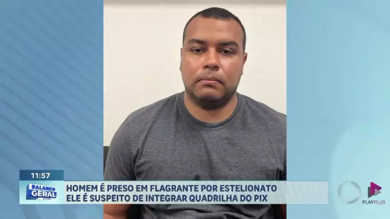 Homem é preso em flagrante por integrar quadrilha do PIX em Santos, SP